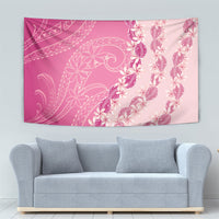 Heiva i Tahiti Tapestry Tahitian Tiare Maori Cowrie Lei Pink LT14 - Polynesian Pride
