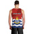 Personalised Kiribati Independence Day Men Tank Top Happy 44th Anniversary Flag Style LT14 - Polynesian Pride