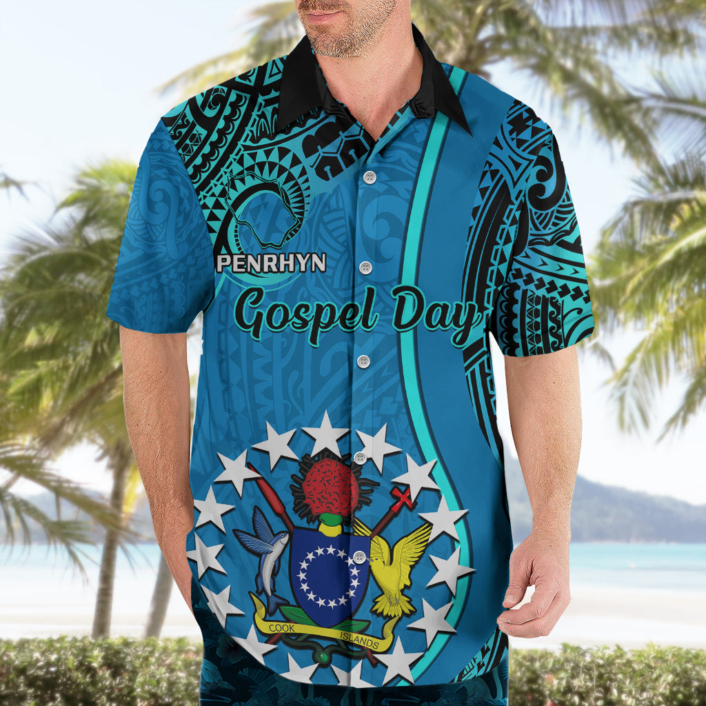 13 March Penrhyn Island Gospel Day Hawaiian Shirt Cook Islands Tribal Pattern LT14 - Polynesian Pride