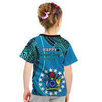 13 March Penrhyn Island Gospel Day Kid T Shirt Cook Islands Tribal Pattern LT14 - Polynesian Pride