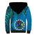 13 March Penrhyn Island Gospel Day Sherpa Hoodie Cook Islands Tribal Pattern LT14 - Polynesian Pride