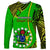 25 May Palmerston Island Gospel Day Long Sleeve Shirt Cook Islands Tribal Pattern LT14 Unisex Green - Polynesian Pride