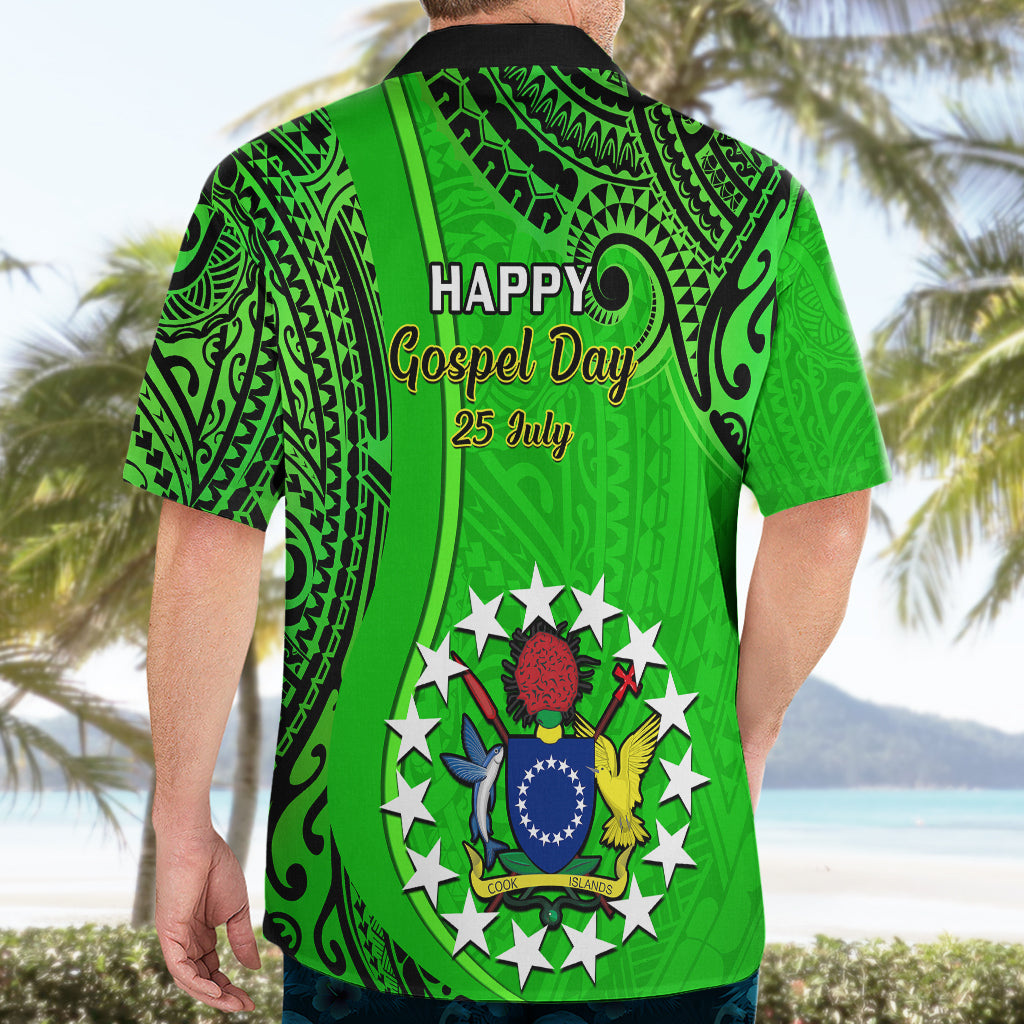 25 July Rarotonga Island Gospel Day Hawaiian Shirt Cook Islands Tribal Pattern LT14 - Polynesian Pride