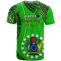 25 July Rarotonga Island Gospel Day T Shirt Cook Islands Tribal Pattern LT14 - Polynesian Pride