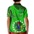 Personalised 25 July Rarotonga Island Gospel Day Kid Polo Shirt Cook Islands Tribal Pattern LT14 - Polynesian Pride