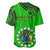 21 July Mitiaro Island Gospel Day Baseball Jersey Cook Islands Tribal Pattern LT14 - Polynesian Pride