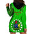 21 July Mitiaro Island Gospel Day Hoodie Dress Cook Islands Tribal Pattern LT14 - Polynesian Pride