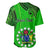 Personalised 21 July Mitiaro Island Gospel Day Baseball Jersey Cook Islands Tribal Pattern LT14 - Polynesian Pride