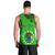 Personalised 21 July Mitiaro Island Gospel Day Men Tank Top Cook Islands Tribal Pattern LT14 - Polynesian Pride