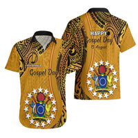 15 August Rakahanga Island Gospel Day Hawaiian Shirt Cook Islands Tribal Pattern LT14 - Polynesian Pride