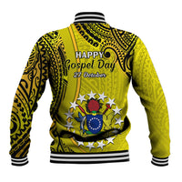 27 October Aitutaki Island Gospel Day Baseball Jacket Cook Islands Tribal Pattern LT14 - Polynesian Pride