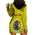 Personalised 27 October Aitutaki Island Gospel Day Hoodie Dress Cook Islands Tribal Pattern LT14 - Polynesian Pride