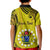 Personalised 27 October Aitutaki Island Gospel Day Kid Polo Shirt Cook Islands Tribal Pattern LT14 - Polynesian Pride