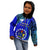 Personalised 8 December Pukapuka Island Gospel Day Kid Hoodie Cook Islands Tribal Pattern LT14 - Polynesian Pride