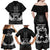 New Zealand Silver Fern Rugby Family Matching Off Shoulder Maxi Dress and Hawaiian Shirt Haka Dance With Aotearoa Maori Pattern