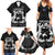 New Zealand Silver Fern Rugby Family Matching Summer Maxi Dress and Hawaiian Shirt Haka Dance With Aotearoa Maori Pattern