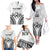 Fiji Tapa Rugby Family Matching Off The Shoulder Long Sleeve Dress and Hawaiian Shirt Cibi Dance With Fijian Pattern