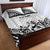 Fiji Tapa Rugby Quilt Bed Set Cibi Dance With Fijian Pattern