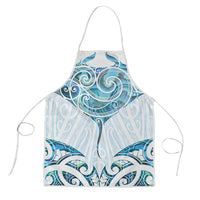 New Zealand Manta Ray Tattoo Apron Aotearoa Maori Haehae Paua Shell - Polynesian Pride