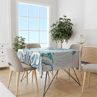 New Zealand Manta Ray Tattoo Tablecloth Aotearoa Maori Haehae Paua Shell LT14 - Polynesian Pride