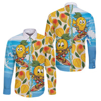Aloha Hawaii Summer Family Matching Tank Maxi Dress and Hawaiian Shirt Hawaiian Lei Surfing Mango Palaka Motifs