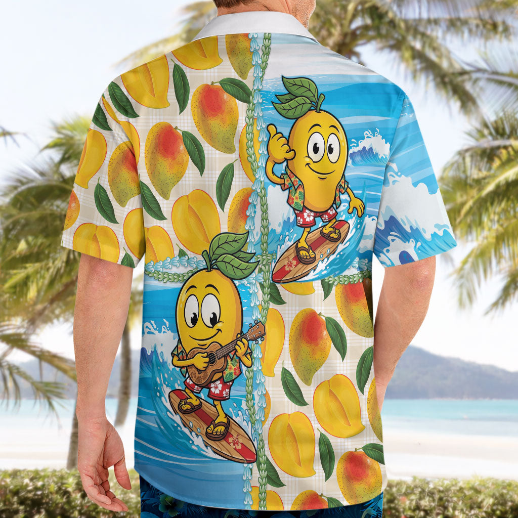 Aloha Hawaii Summer Hawaiian Shirt Hawaiian Lei Surfing Mango Palaka Motifs