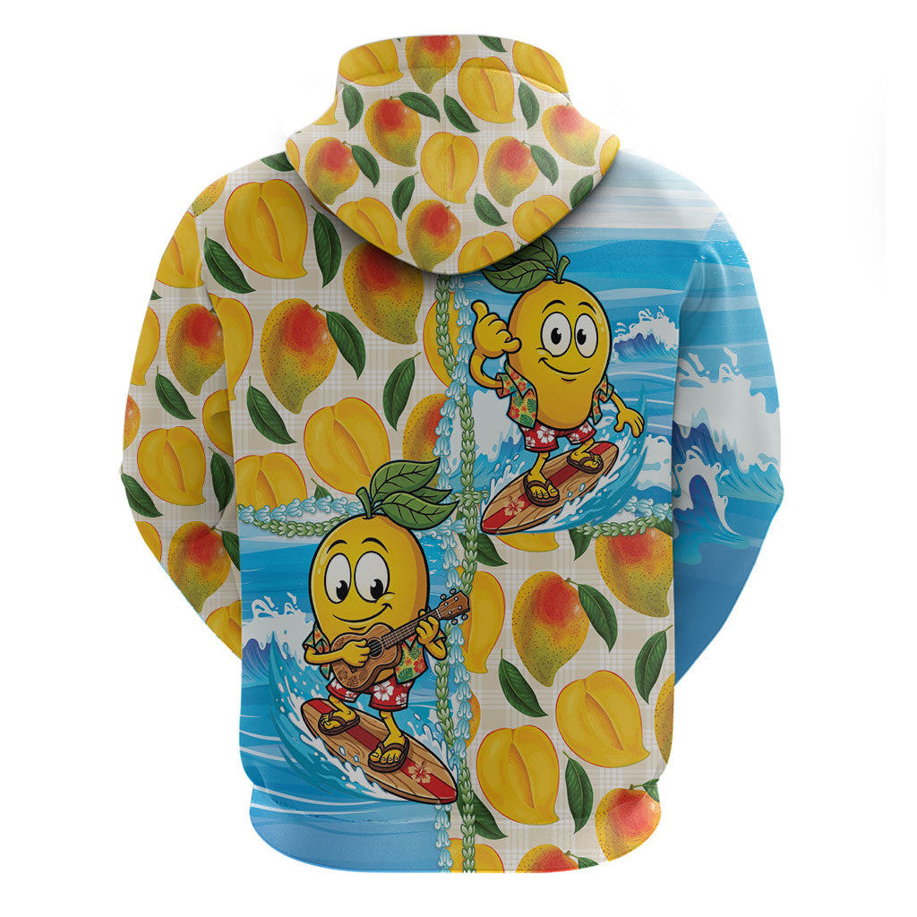 Aloha Hawaii Summer Hoodie Hawaiian Lei Surfing Mango Palaka Motifs
