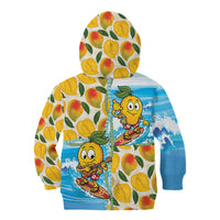 Aloha Hawaii Summer Kid Hoodie Hawaiian Lei Surfing Mango Palaka Motifs