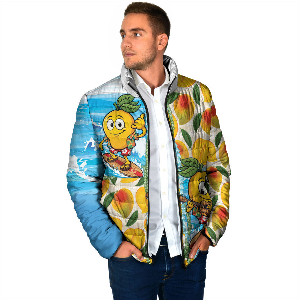 Aloha Hawaii Summer Padded Jacket Hawaiian Lei Surfing Mango Palaka Motifs LT14 - Polynesian Pride