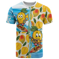 Aloha Hawaii Summer T Shirt Hawaiian Lei Surfing Mango Palaka Motifs