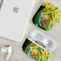 Hawaii Surfing Mango AirPods Case Manako Polynesian Fish Hook
