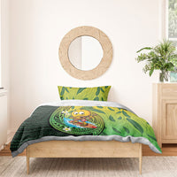 Hawaii Surfing Mango Bedding Set Manako Polynesian Fish Hook