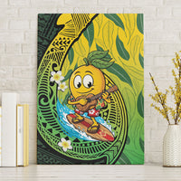 Hawaii Surfing Mango Canvas Wall Art Manako Polynesian Fish Hook