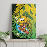 Hawaii Surfing Mango Canvas Wall Art Manako Polynesian Fish Hook