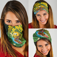 Hawaii Surfing Mango Neck Gaiter Manako Polynesian Fish Hook