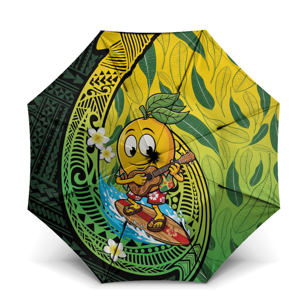 Hawaii Surfing Mango Umbrella Manako Polynesian Fish Hook