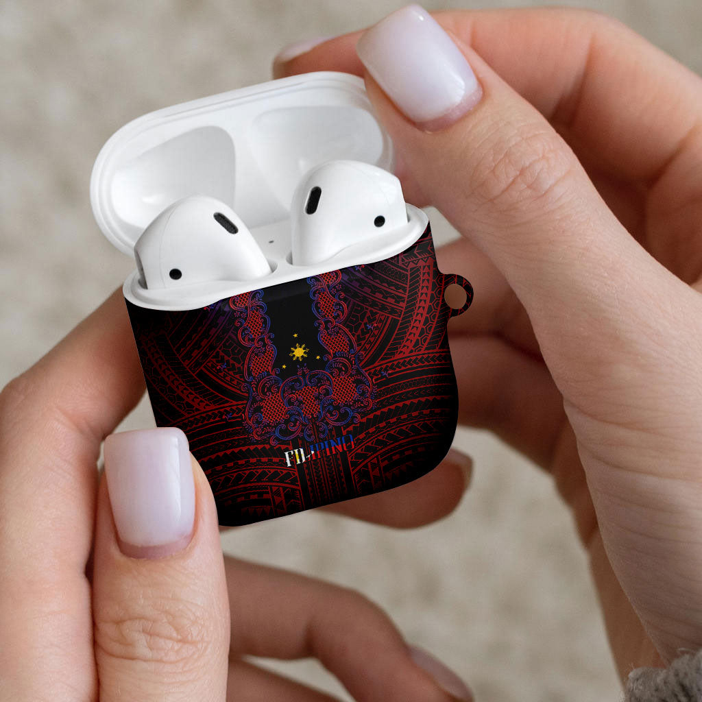 Filipino Barong Tagalog Inspired AirPods Case Mabuhay Philippines Festival Polynesian Pattern LT14 - Polynesian Pride