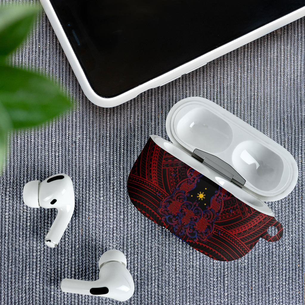 Filipino Barong Tagalog Inspired AirPods Case Mabuhay Philippines Festival Polynesian Pattern LT14 - Polynesian Pride