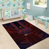 Filipino Barong Tagalog Inspired Area Rug Mabuhay Philippines Festival Polynesian Pattern LT14 - Polynesian Pride