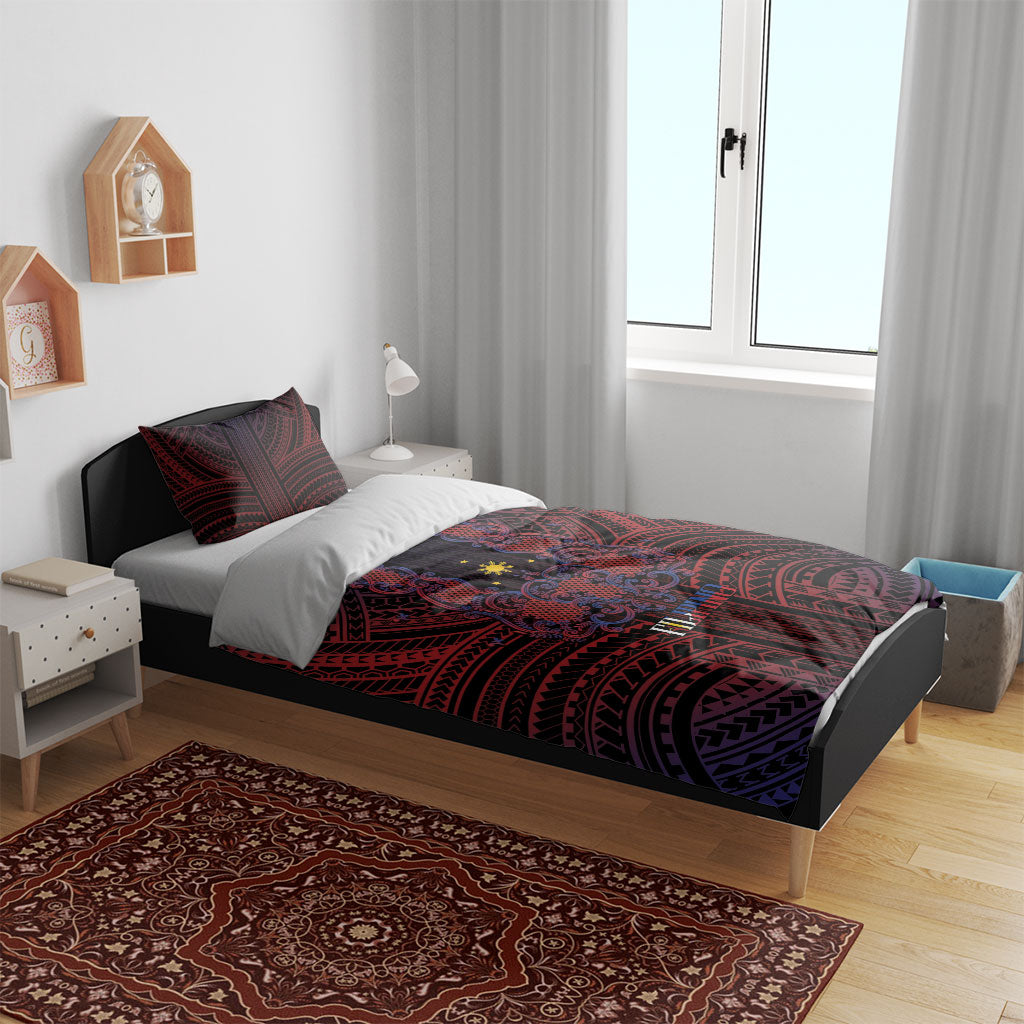 Filipino Barong Tagalog Inspired Bedding Set Mabuhay Philippines Festival Polynesian Pattern LT14 - Polynesian Pride