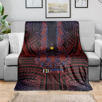 Filipino Barong Tagalog Inspired Blanket Mabuhay Philippines Festival Polynesian Pattern LT14 - Polynesian Pride