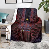 Filipino Barong Tagalog Inspired Blanket Mabuhay Philippines Festival Polynesian Pattern LT14 - Polynesian Pride