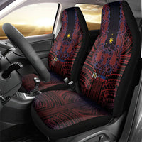 Filipino Barong Tagalog Inspired Car Seat Cover Mabuhay Philippines Festival Polynesian Pattern LT14 - Polynesian Pride