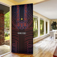 Filipino Barong Tagalog Inspired Personalised Door Cover Mabuhay Philippines Festival Polynesian Pattern LT14 - Polynesian Pride