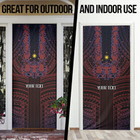 Filipino Barong Tagalog Inspired Personalised Door Cover Mabuhay Philippines Festival Polynesian Pattern LT14 - Polynesian Pride