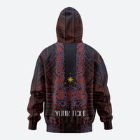 Filipino Barong Tagalog Inspired Personalised Hoodie Mabuhay Philippines Festival Polynesian Pattern LT14 - Polynesian Pride