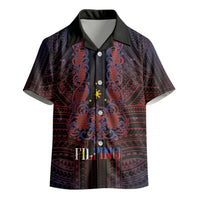 Filipino Barong Tagalog Inspired Personalised Kid Hawaiian Shirt Mabuhay Philippines Festival Polynesian Pattern LT14 - Polynesian Pride