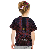 Filipino Barong Tagalog Inspired Personalised Kid T Shirt Mabuhay Philippines Festival Polynesian Pattern LT14 - Polynesian Pride