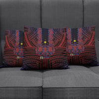 Filipino Barong Tagalog Inspired Pillow Cover Mabuhay Philippines Festival Polynesian Pattern LT14 - Polynesian Pride