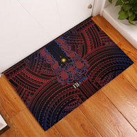 Filipino Barong Tagalog Inspired Rubber Doormat Mabuhay Philippines Festival Polynesian Pattern LT14 - Polynesian Pride